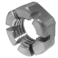 Steel-OBrien Pump Part - Castellated Nut - ACME Thread