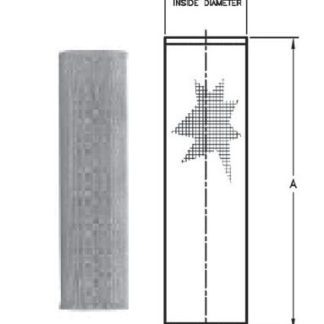 Steel-OBrien Strainer Overscreens Mesh - Dimensions