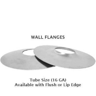 Wall Flanges - 16 GA Tube