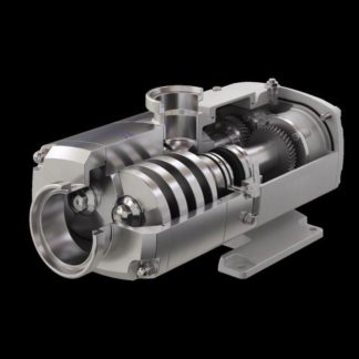 Alfa Laval OS Twin Screw Pump - cutaway - Contact HART Design & Mfg