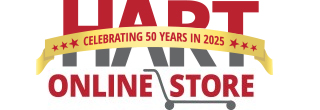 HART 50th Anniversary Online Store Logo.