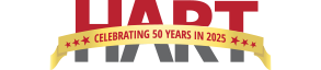 HART 50th Anniversary Logo.